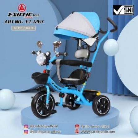 SEPEDA ANAK RODA 3 EXOTIC ET 1267 bisa dua hadap