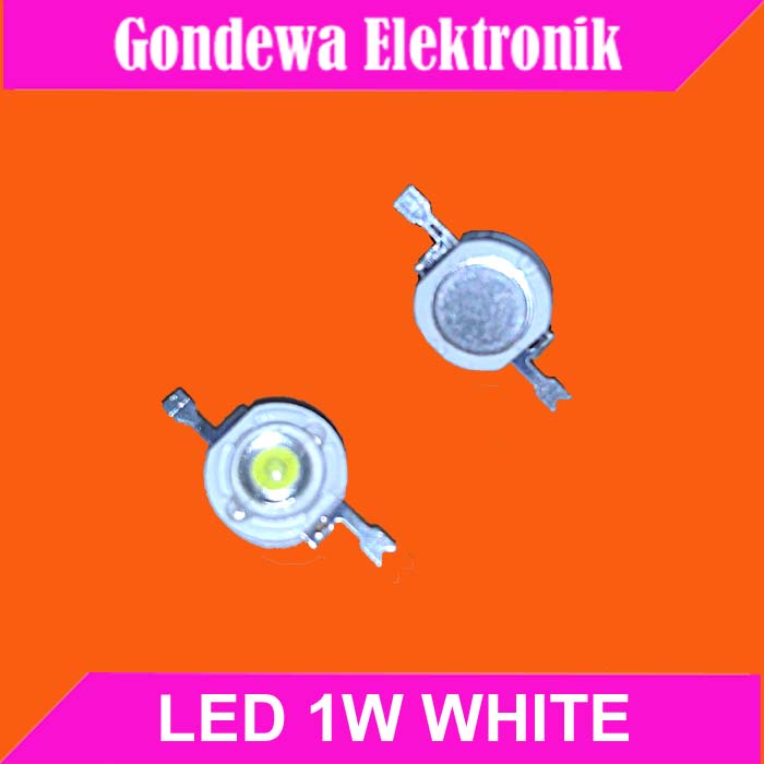 Led 1W high power led white cool