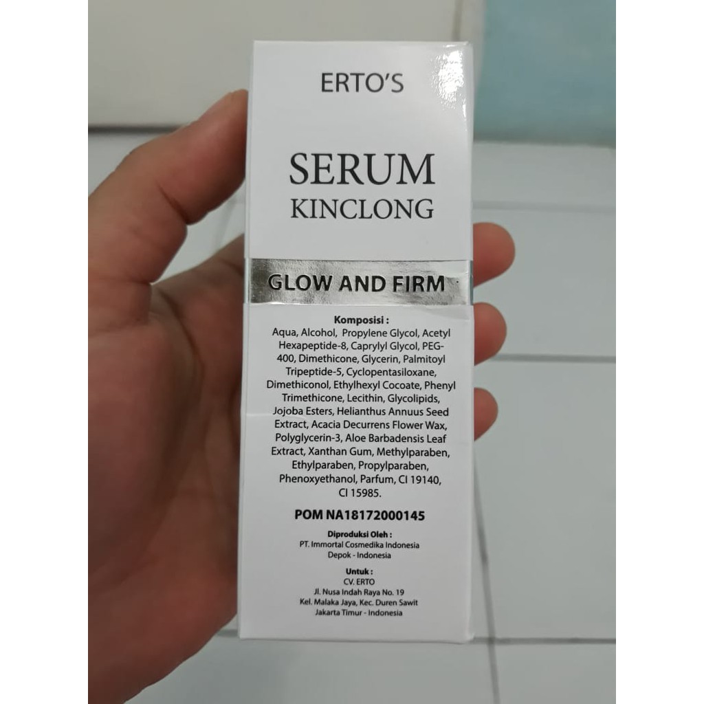 [ORI] Serum Kinclong AMPUH Mencerahkan Wajah dan Menghilangkan Flek Noda Hitam  l BPOM 100%