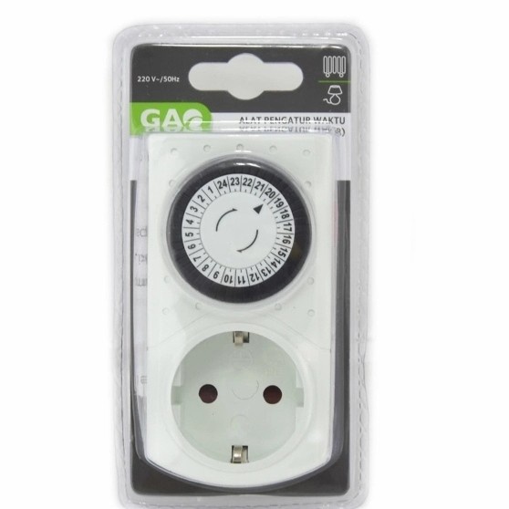 Stop Kontak Timer Mekanik 15gd/Stop kontak Timer Listrik/Stop Kontak