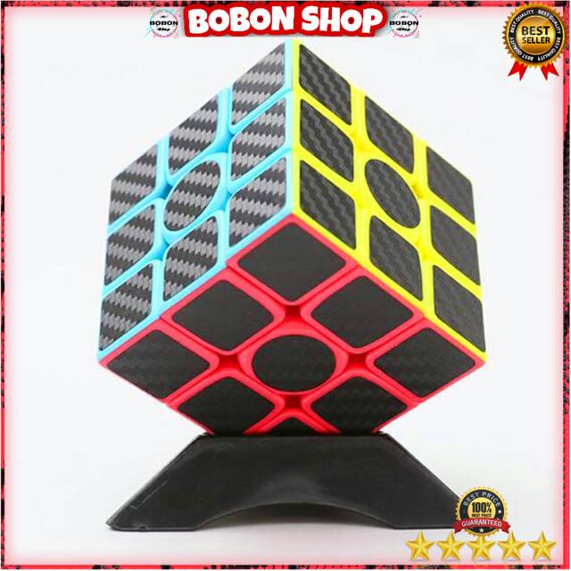 [COD] PROMO Rubik Magic Cube 3x3x3| Rubik 3x3 Besar| Rubik Besar| Rubik Carbon