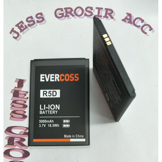 Baterai Battery Double Power Evercoss Evercross R5D Winner Y Style - Hitam