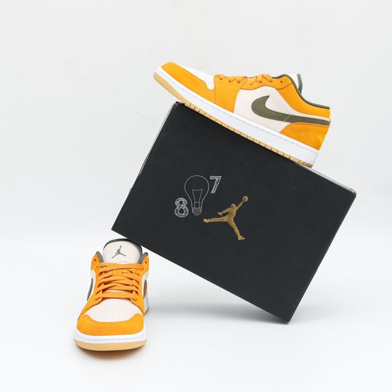 Air Jordan 1 Low Light Curry