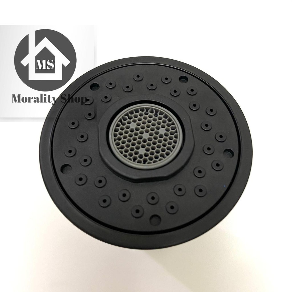 Saringan sink 2in1 Terompet HITAM- Kepala Kran bak cuci piring Hemat air BLACK filter dapur i31