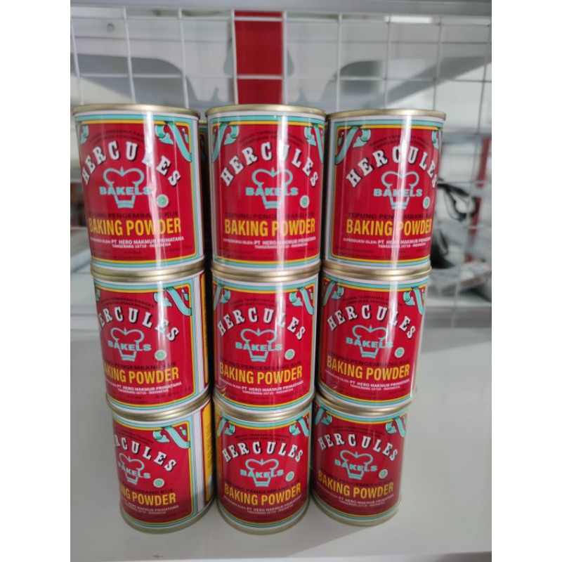 Baking Powder Hercules Double Acting kemasan kaleng 110gr ...