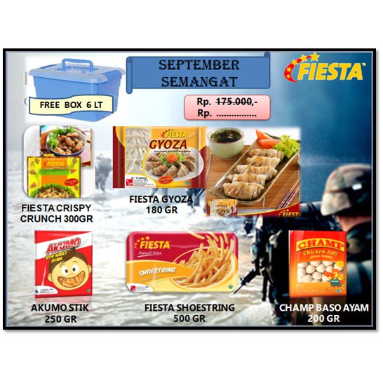 

FIESTA FROZEN PROMO SEPTEMBER SEMANGAT FREE BOX