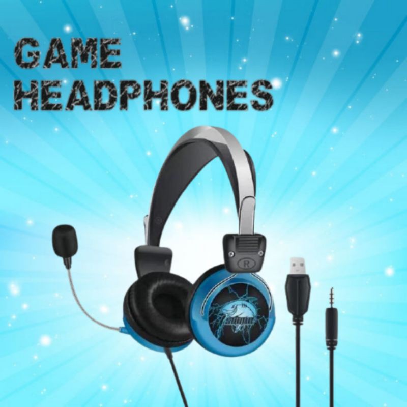 Headphone Gaming Led Hi fi Audio With Mic