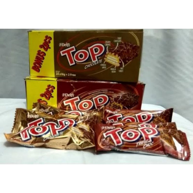 

Delfi Top Choklat Wafer 1 box isi 24
