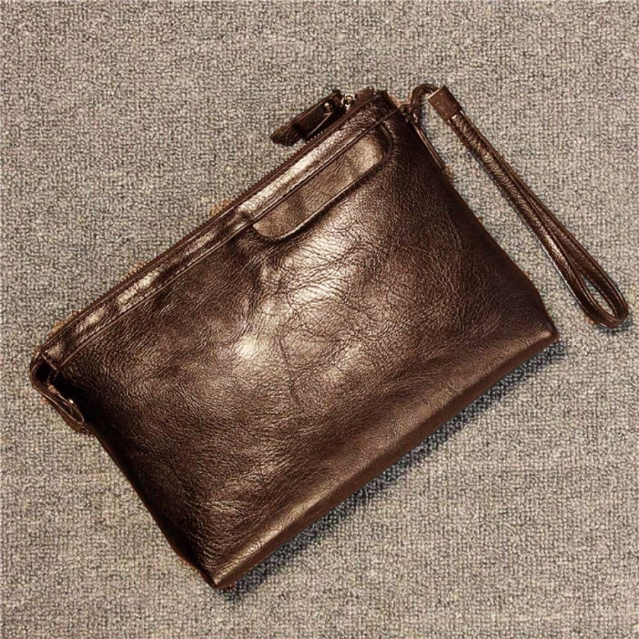 Tas Pria Clutch - Tas Tangan Pria V7727 Handbag Leather - Tas Kualitas Import