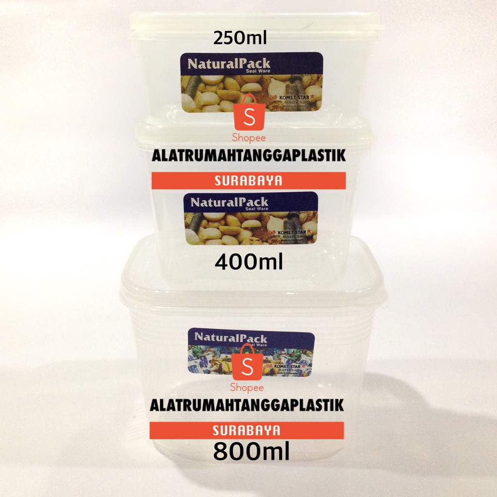 12 pcs Toples Natural Pack 250 ml / Toples Kecil Plastik / Toples Mini / Toples 250ml / Toples Plast