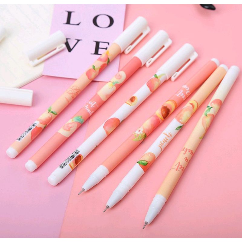 

AT Pulpen Gel Edisi Buah Peach Motif Random