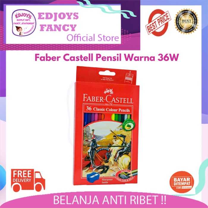 

Unik Pensil Warna / Pencil Colour Faber Castell Classic 36 Warna - Promo Promo