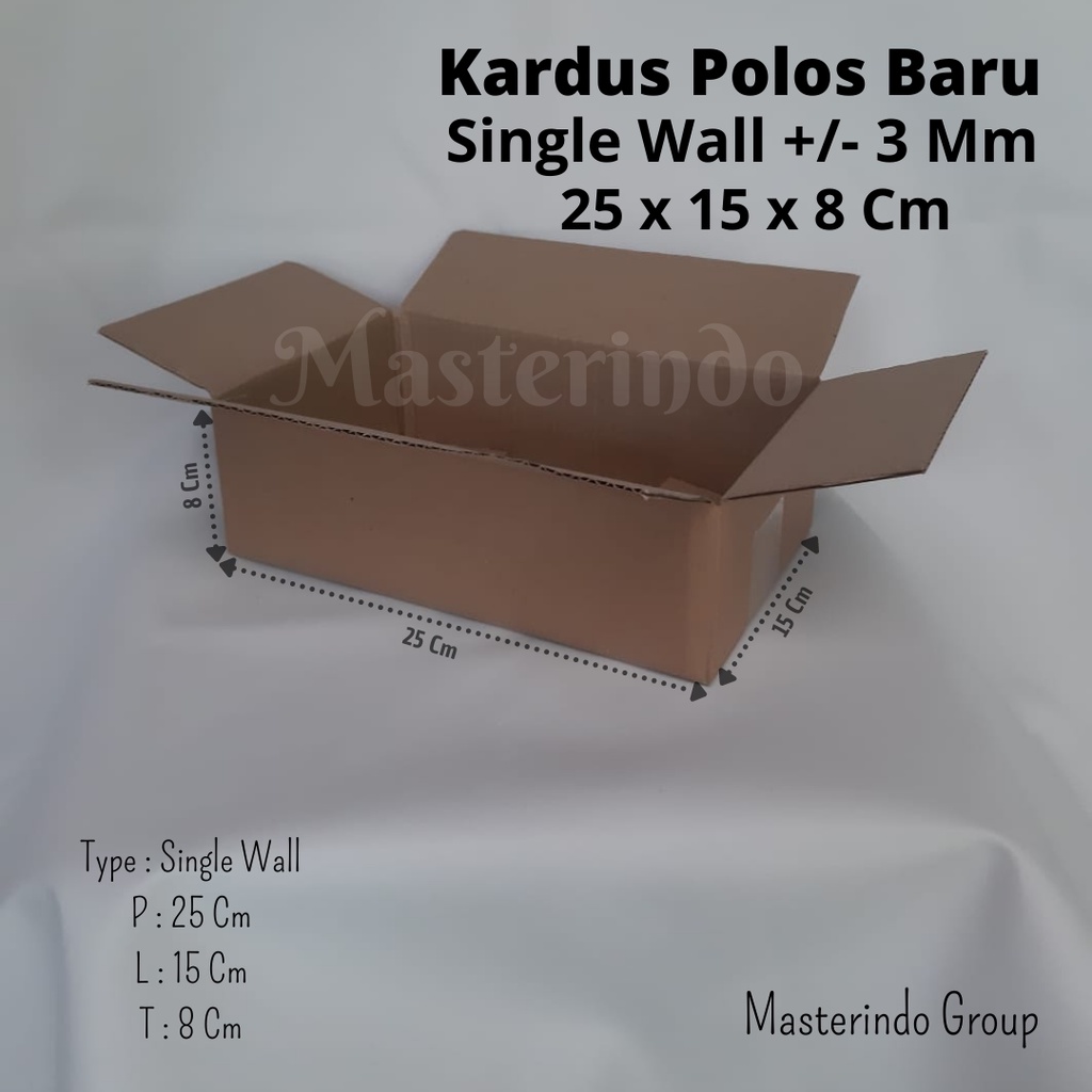 

Kardus 25x15x8 Cm