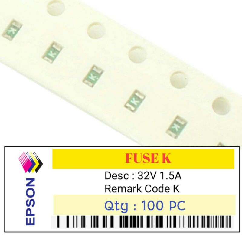 100 Pcs Fuse Epson Code K Fuse K Epson