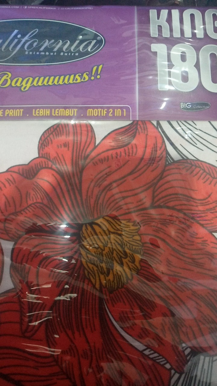 Sprei California Terbaru King Motif Floren