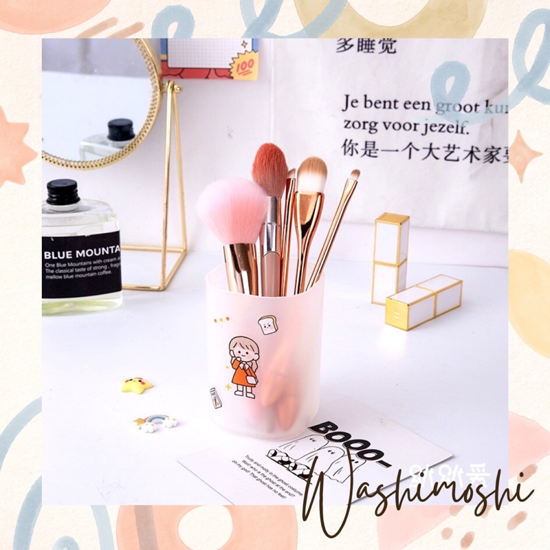 

Washimoshi Tempat pensil atau tempat make up tabung Asthetic