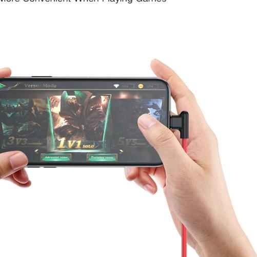 ▲ FOOMEE DB09 & DD09 Elbow Data Cable Type-C 3.0 A For Gaming - DB09 Type C ♧