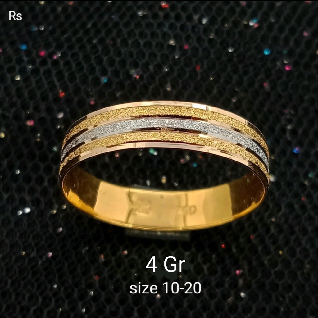Cincin Emas 17K - 4 gram Kadar 750 - 679
