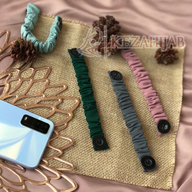 Konektor Hijab premium Free Plastik - Konektor Masker hijab