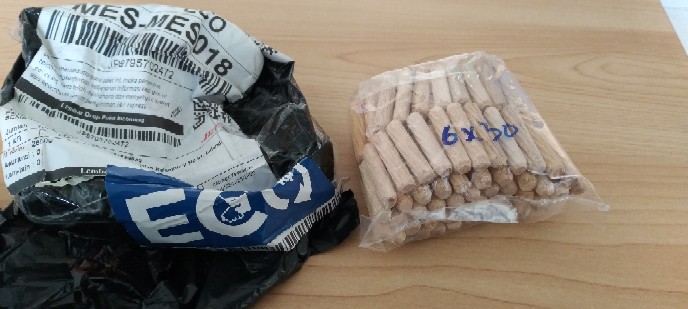 Dowel Kayu Uk. 6mm X 30mm