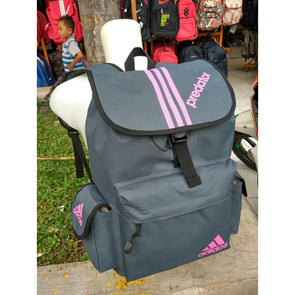 Tas Punggung Wanita Nilon Tahan Air Baru Tas Travel Wanita Tas Sekolah untuk Remaja Perempuan Tas Buku Warna Solid Tas Buku Mochila