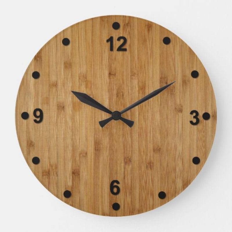 Jam Dinding Model Desain Kayu Unik Dekorasi Pajangan Rumah Retro Vintage-J31
