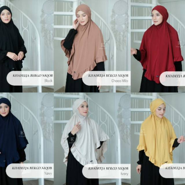 Hijab Khadeeja Bergo Niqob_naura