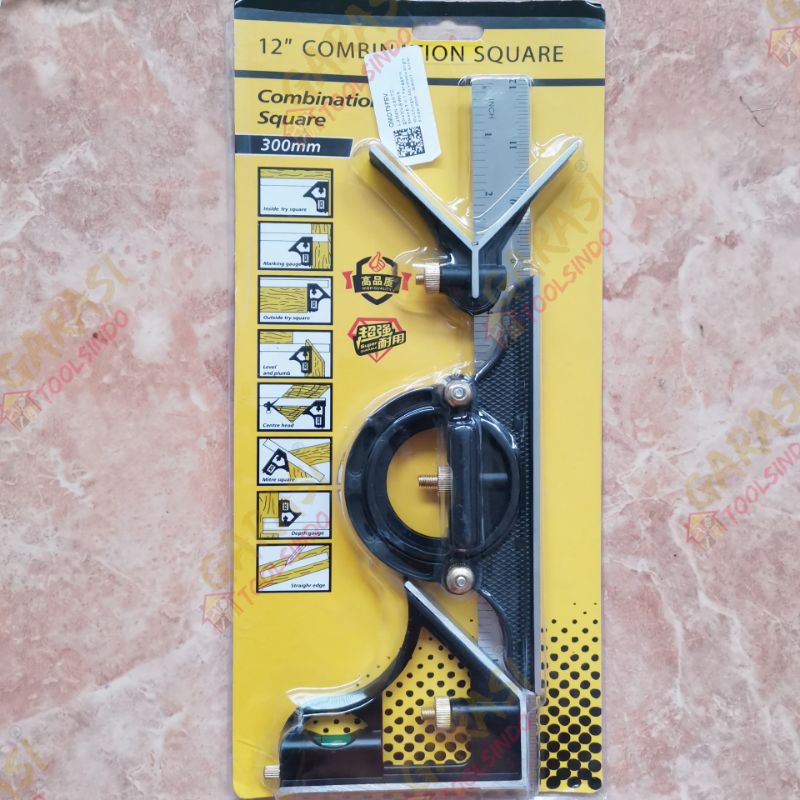 penggaris tukang 3 in1 multifungsi penggaris siku waterpas