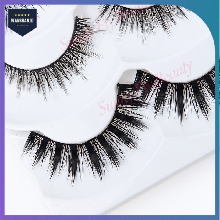 [WS] BULU MATA PALSU /EYELASH EXTENSION/ LAIYAN EYELASHES NATURAL HAIR -025