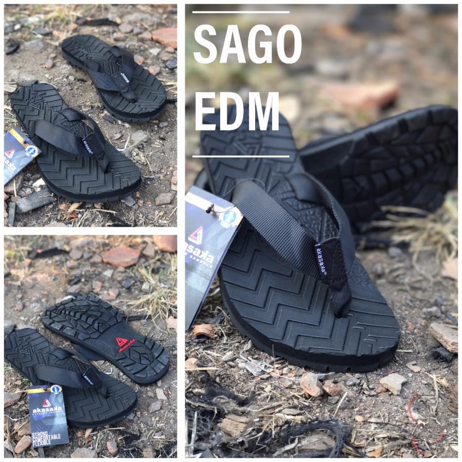 SENDAL SANDAL GUNUNG AKASAKA - SAGO EDM - GARANSI 1 TAHUN