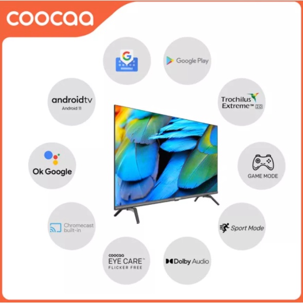 ANDROID TV COOCAA 32 INCH - 32S7G - Android 11.0