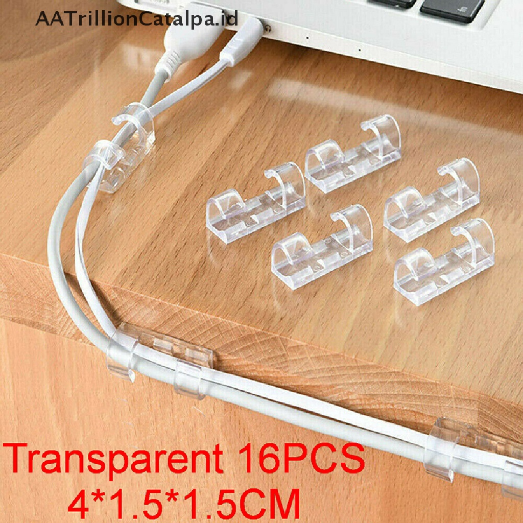【AATrillionCatalpa】 20pcs Wire Organizer Securing Cable Clamp Storage Clips Buckle Line Finishing ID