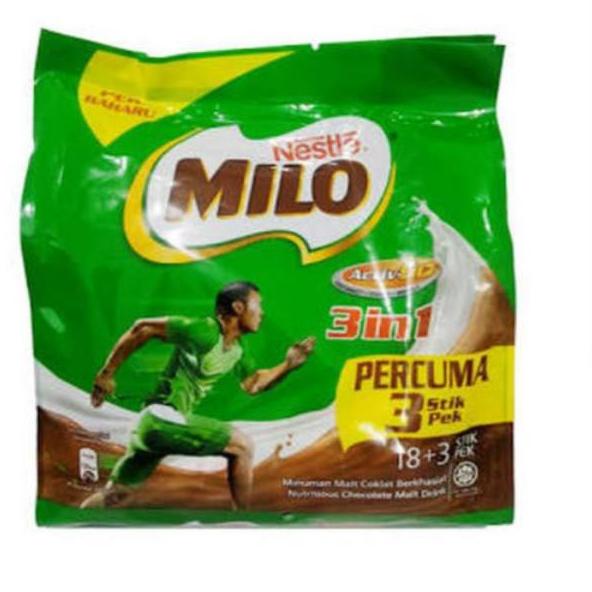 

[KODE P60MP] Milo Malaysia 3 in1 isi 18 Stick / Sachet