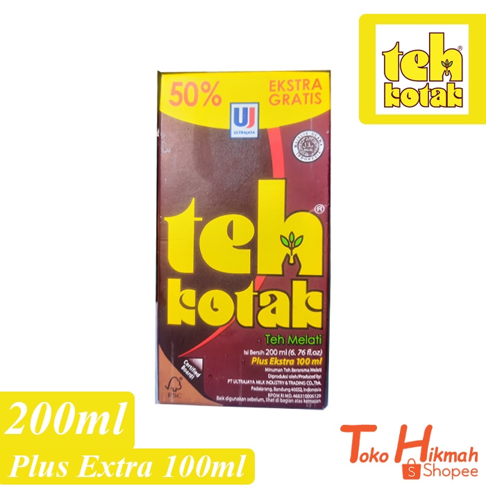 

Teh Kotak - Netto 300 ml (Kemasan Extra 200 + 50%)