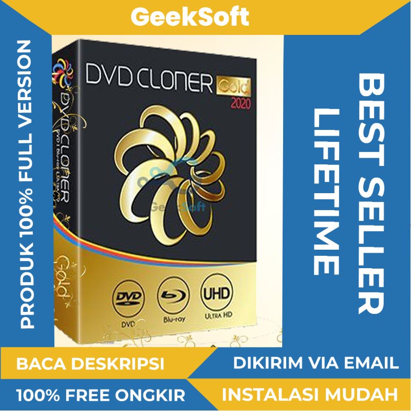 [LIFETIME] DVD Cloner Gold 2020 Software - GARANSI AKTIVASI