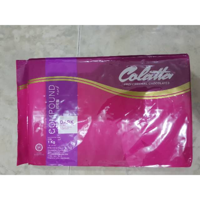 

1kg Colatta Compound DCC white dark milk stok selalu baru