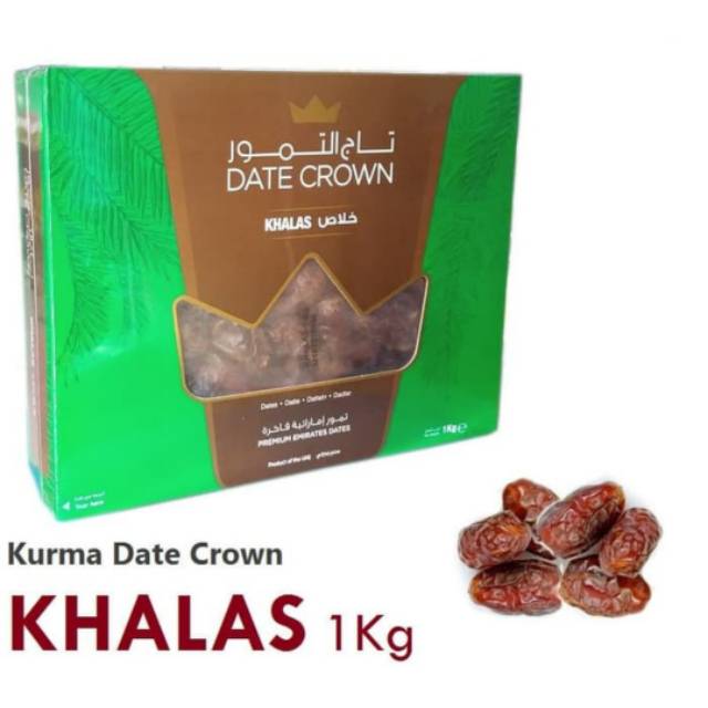 Jual Kurma Date Crown Khalas Kg Shopee Indonesia