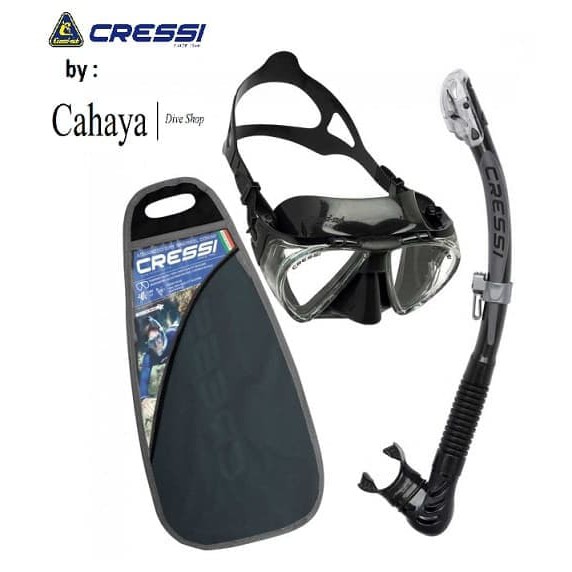 Cressi Set Snorkeling Penta Alpha Ultra Dry