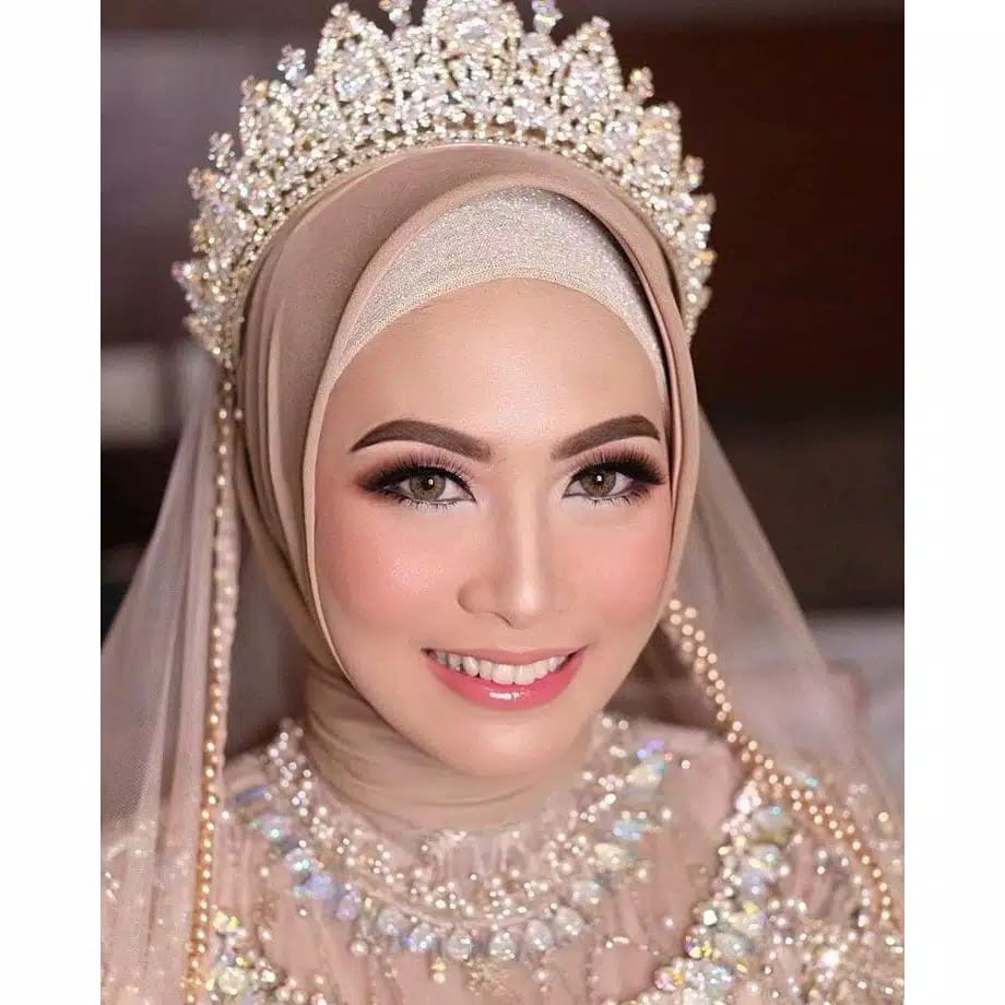 slayer pengantin veile mutiara kerudung pengantin muslim jilbab akad 