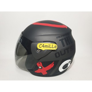 MSR Helmet Javelin Monster Helm Half Face - Hitam Doff