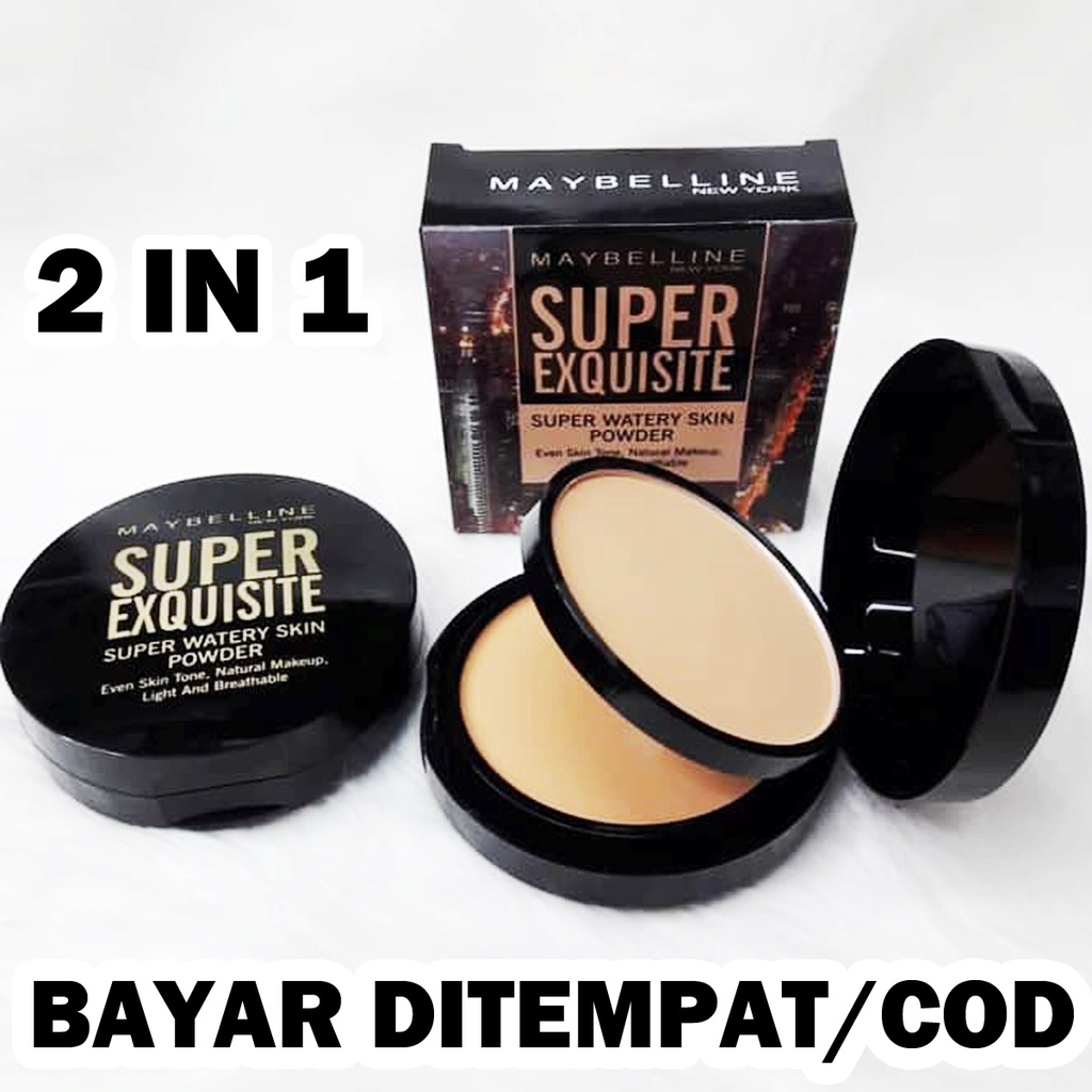 Paket Cream Collagen Plus Bedak Maybelline Super Exquisite / 4 in 1 ( Cream + Sabun + Toner + Bedak ) GRATIS TAS KOSMETIK POUCH