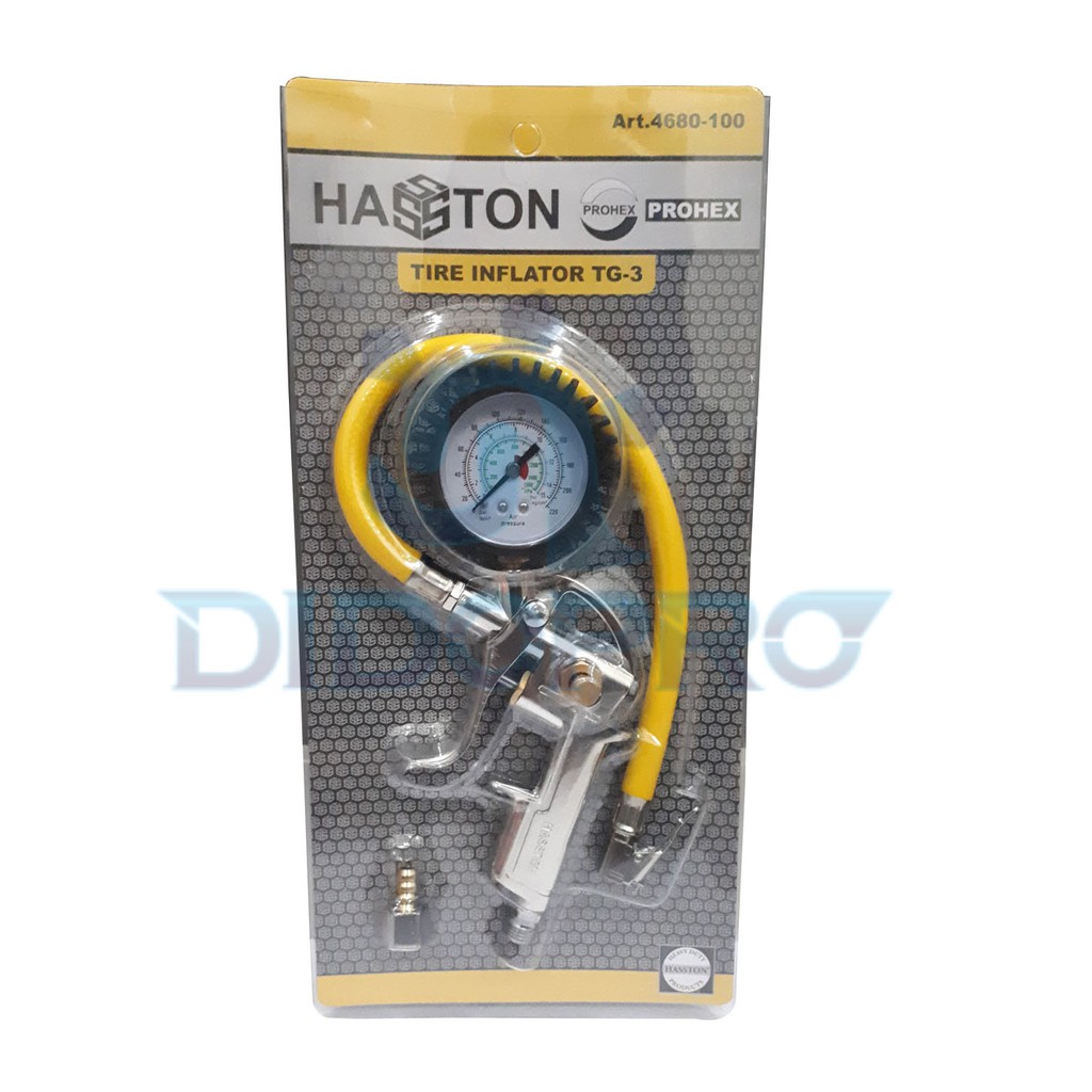 Tire Inflator Air Pressure Gun Ukuran Angin HASSTON PROHEX TG 3