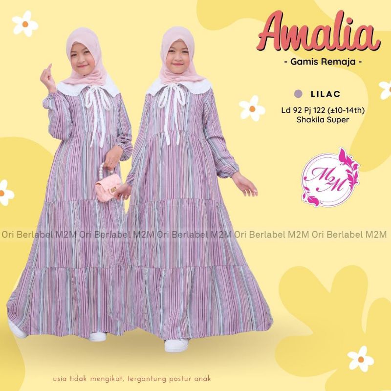 Amalia gamis remeja by m2m