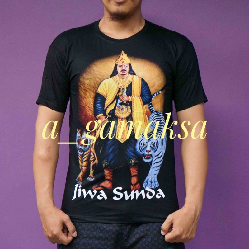 Kaos Spandek Jiwa Sunda - Kaos Maung Bodas - Kaos Siliwangi