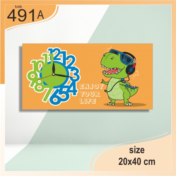 IDE491 - Waldecor Hiasan DINDING DINOSAURUS LUCU