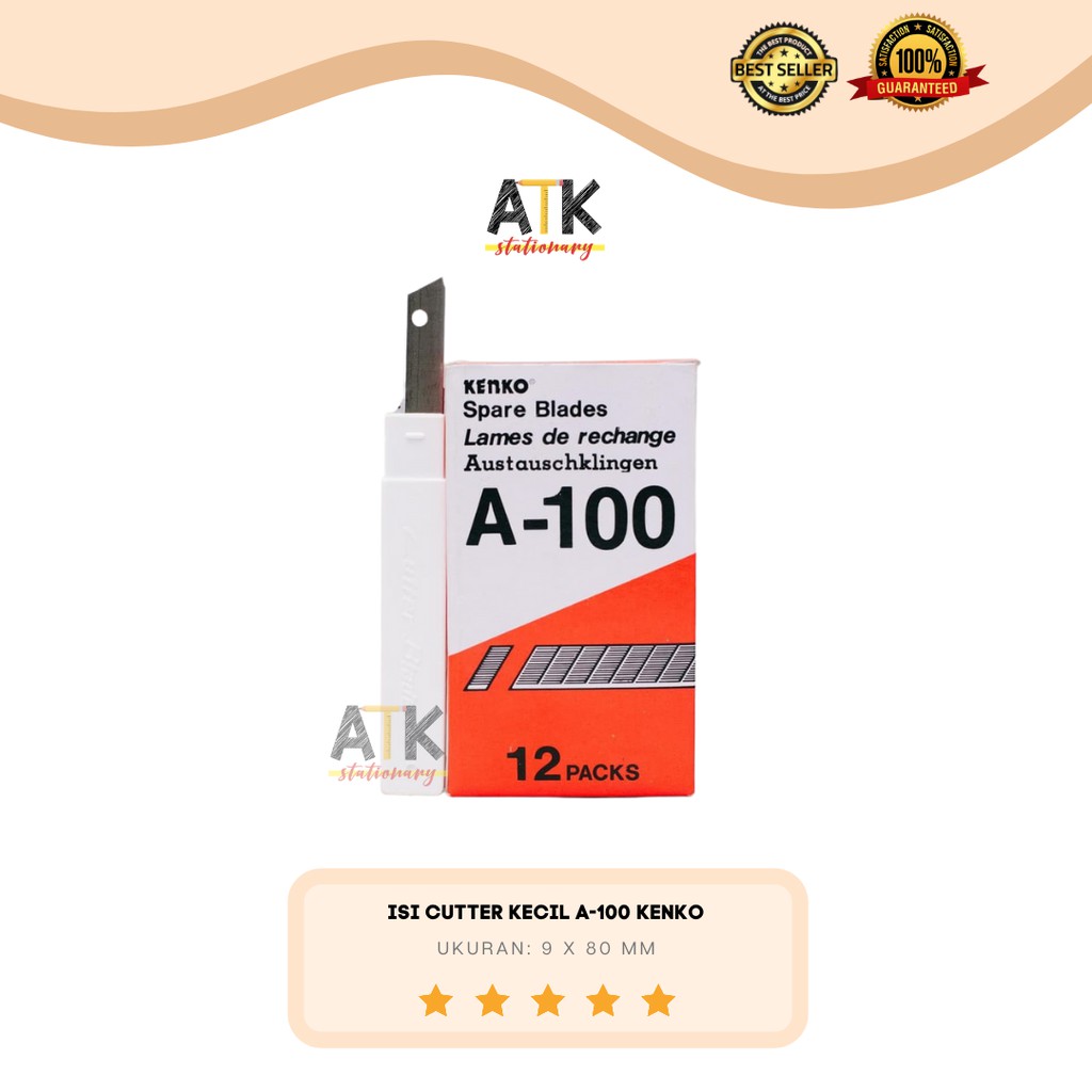 

Isi Cutter Kecil A-100 Kenko atk