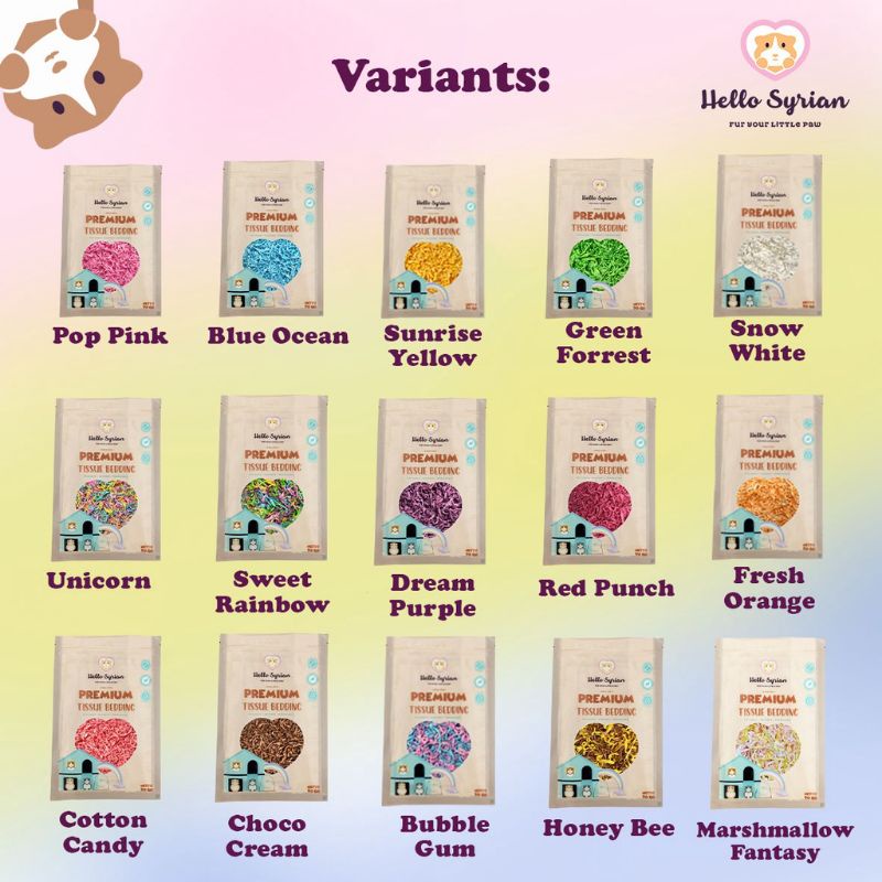 Premium Tissue Bedding / Alas Kandang Hamster-2