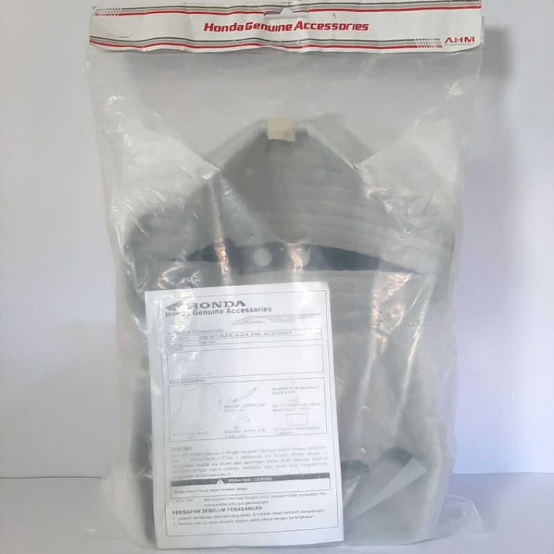 Skid Plate Cover Pelindung Mesin Bawah CRF 150L Asli Original Honda