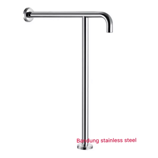 Pegangan untuk orang tua cacat Toilet safety closet grab bar kamar mandi stainless T