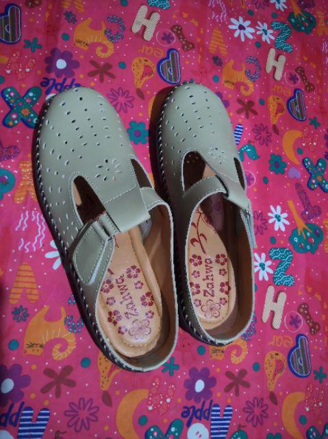 Hqo Sepatu Pantofel Wanita / Sepatu Kerja Wanita / Sepatu Selop Wanita / Sepatu Kerja Kulit / Sl03